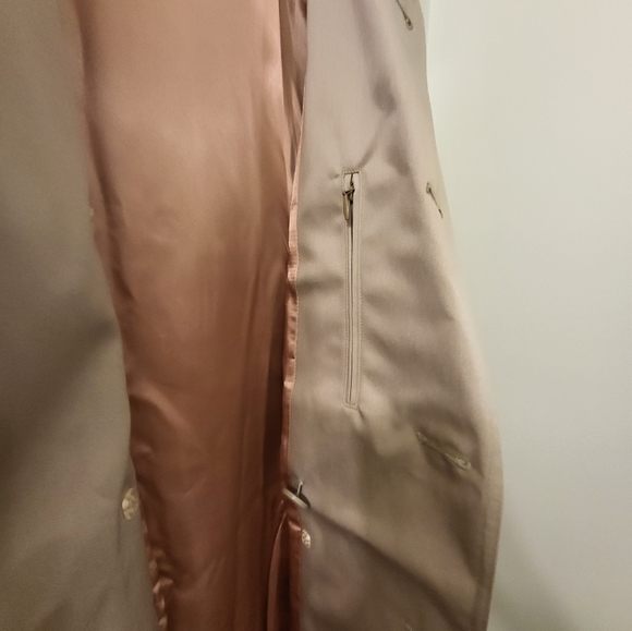 New Vintage (1970) Nino Cerruti Designer Double Breast Trench Coat 36R Tan - Picture 8 of 12